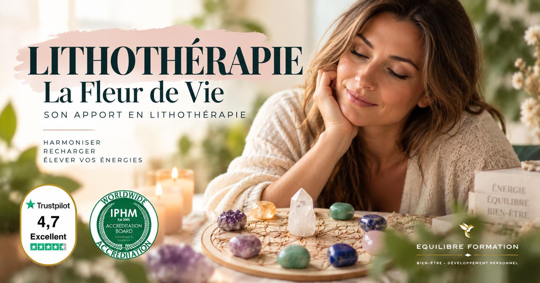 La fleur de vie : Son apport en Lithothérapie