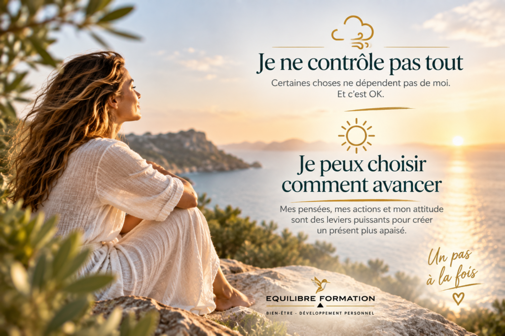 Lâcher prise sur ce que l’on ne contrôle pas pour avancer