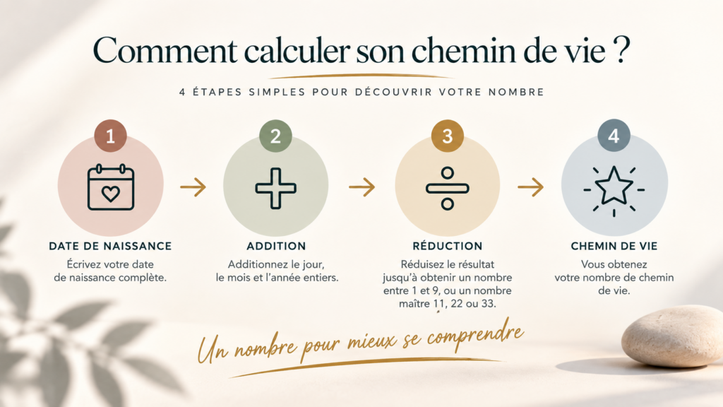 Comment calculer son chemin de vie en numérologie
